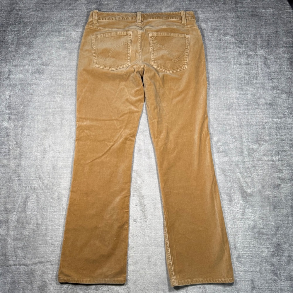 Tommy Hilfiger Pants Women 6 Tan Bootcut Corduroy Mid Rise Camel Stretch Preppy
